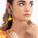 Kalbelia Tribe Pom Pom Earrings