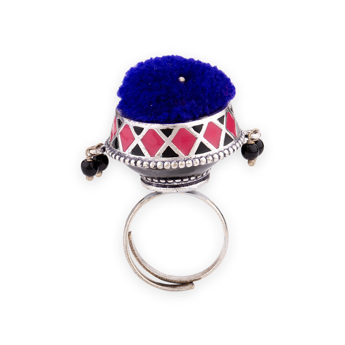 1pc Letter A-Z Keychain Teal Resin Bracelet Handmade Key Ring Wrist Pom Pom  Wristlet Circle Bracelet Holder for Women Girls | SHEIN