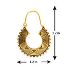 Rava Ball Hoop Style Earrings