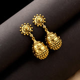 Rava Ball Oxidized Round Earrings