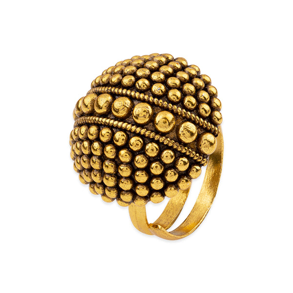 Rava Ball Traditional Statement Ring – VOYLLA
