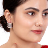 Rava Ball Trendy Oxidised Stud Earrings