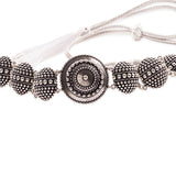 Rava Ball Oxidized Round Choker Necklace