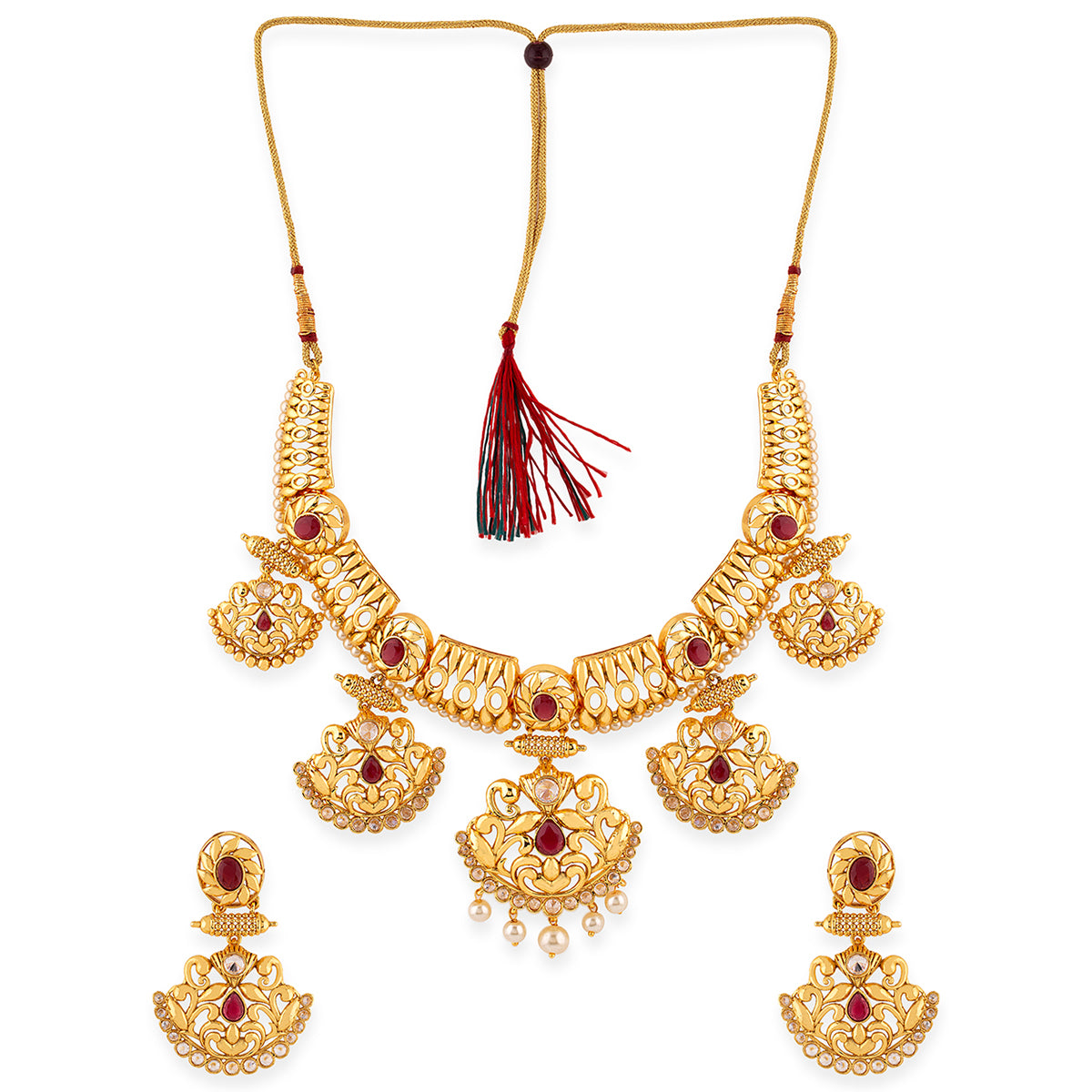 Necklace Set Utsav Collection Tanishq Utsav Pearls Traditional