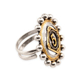 Gullak Numeric Print Statement Ring