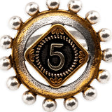 Gullak Numeric Print Statement Ring