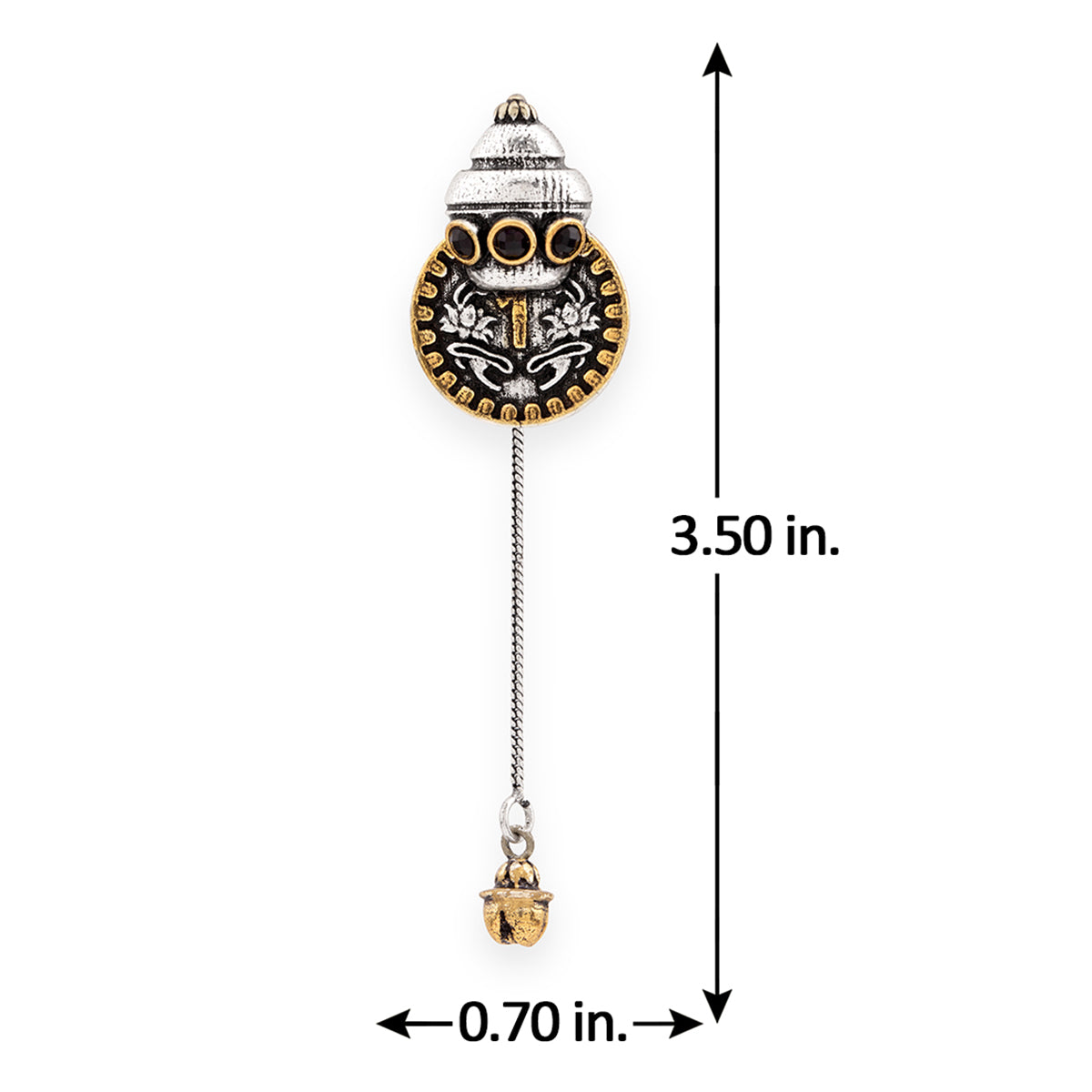 Gullak Coin Chain Dangler Earrings