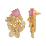 Love Paradise Floral Butterfly Studs