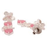 Love Paradise Gleaming Floral Danglers