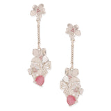 Love Paradise Butterfly Floral Danglers