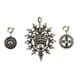 Divine Oxidized Charms Pendant with Bracelet