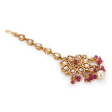 Lattice Gold Brass Maang Tika