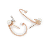VOYLLA Rose Gold Brass Earrings