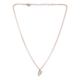 Voylla rose gold-plated brass necklace set