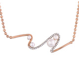 Voylla Rose Gold-Plated Brass Necklace