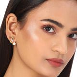 Voylla Gold-platted Brass earrings