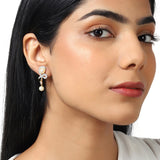 Voylla Gold -plated brass earrings