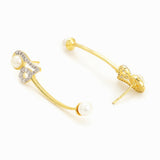 Voylla Gold Plated Brass Earrings