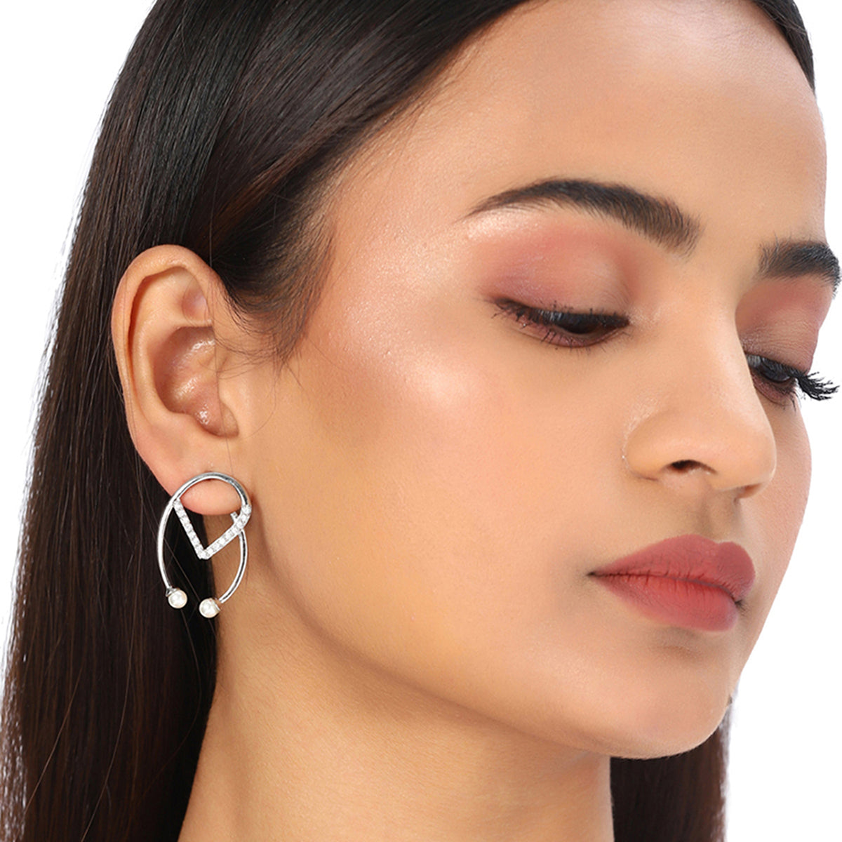 Buy Gold Earrings for Women by VOYLLA Online | Ajio.com