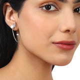 VOYLLA Silver Brass Earrings