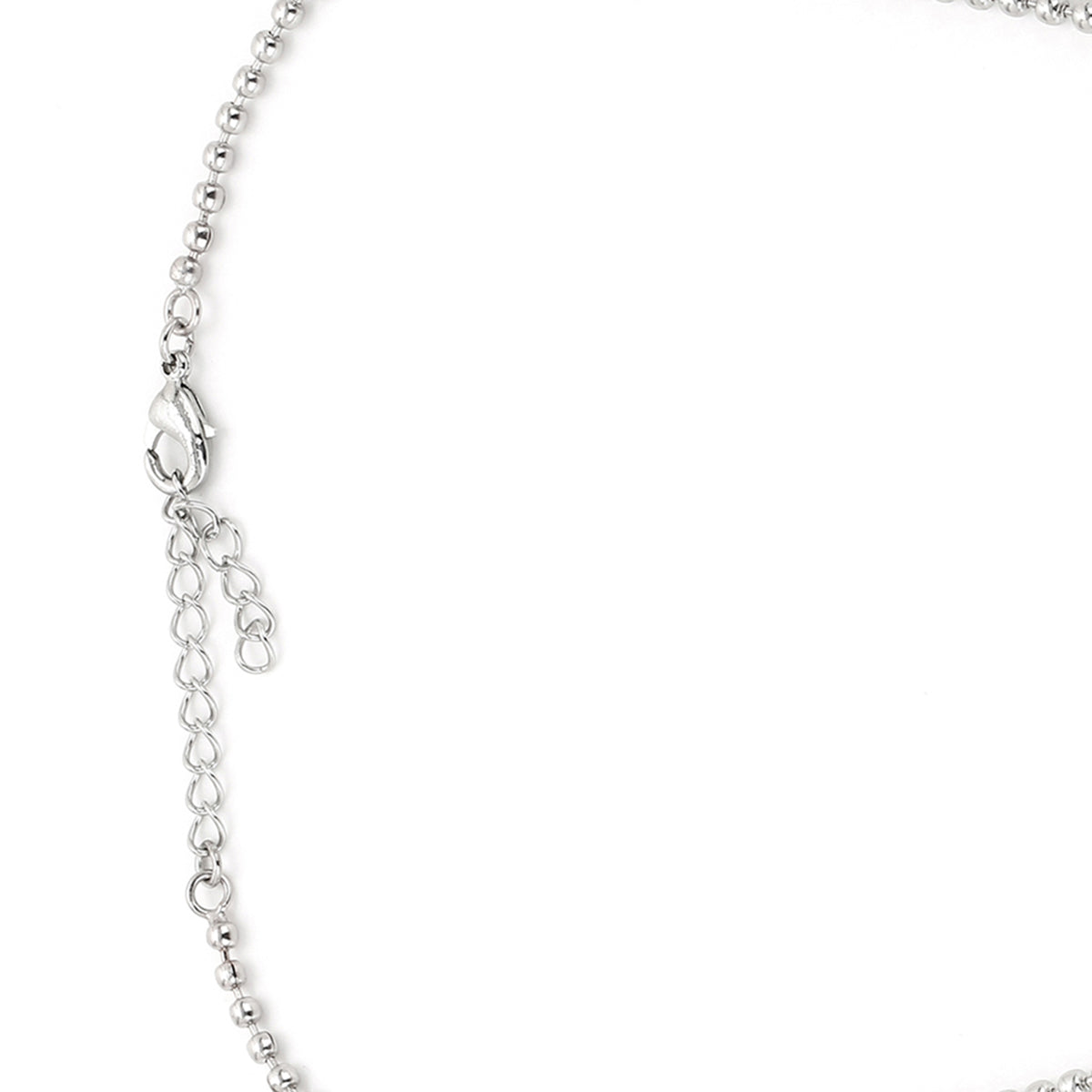 Voylla Silver Brass Necklace Sets