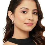 Fashion Trendy Hoops Gold Brass Earrings