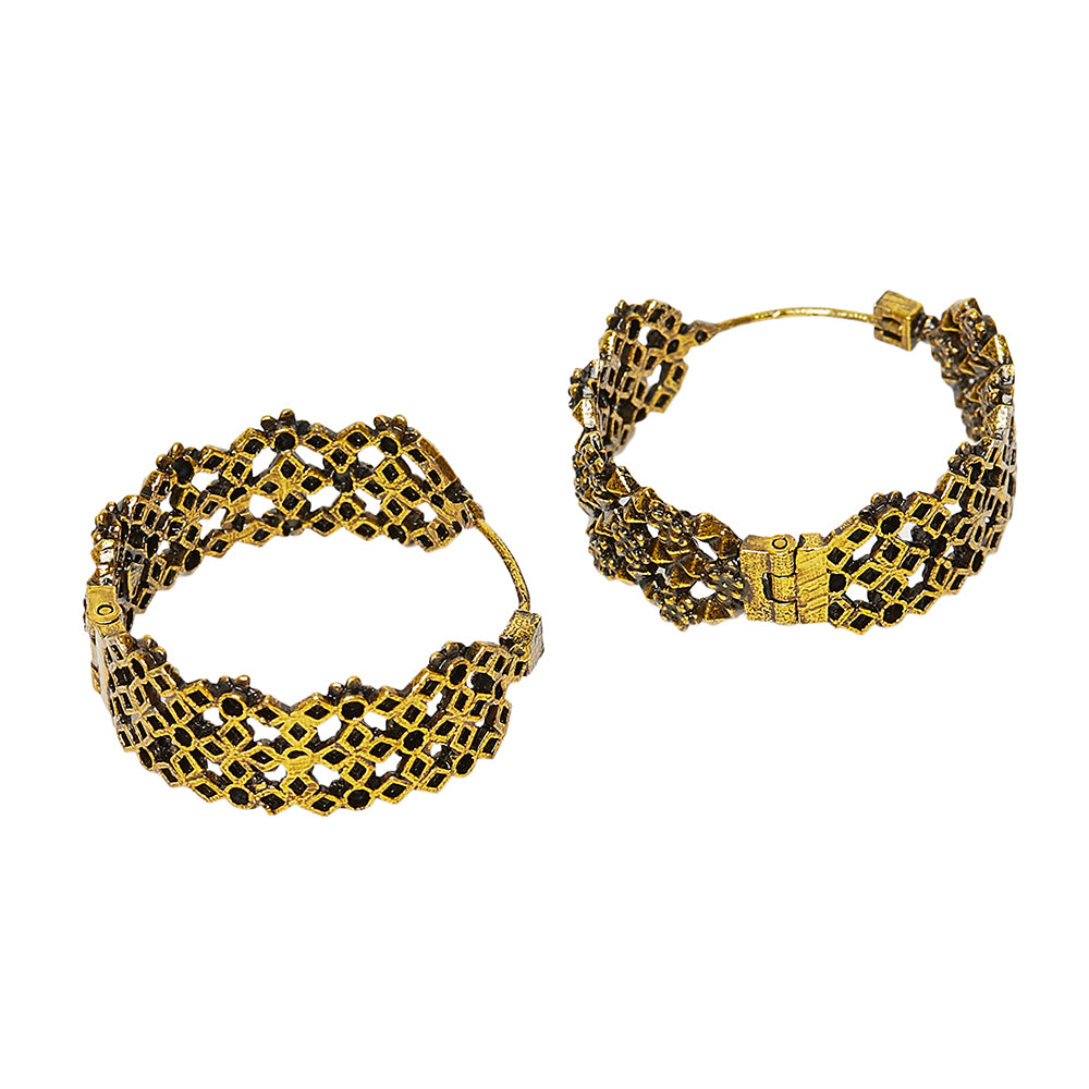 Gold plated Brass Earrings