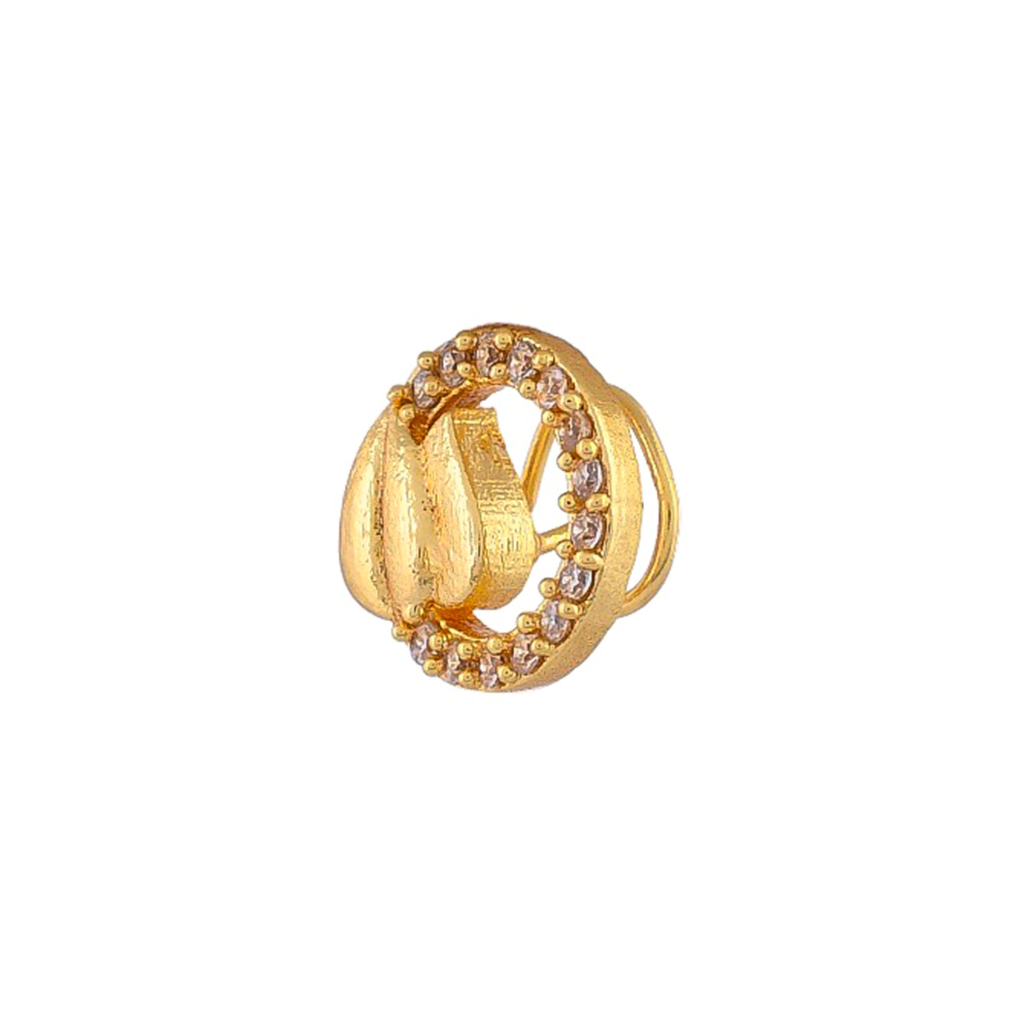 Dainty Gold Plated Nose Pin