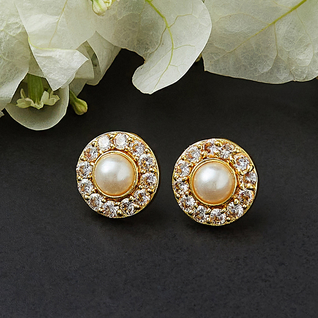 Pearl Adorned Dainty Earring