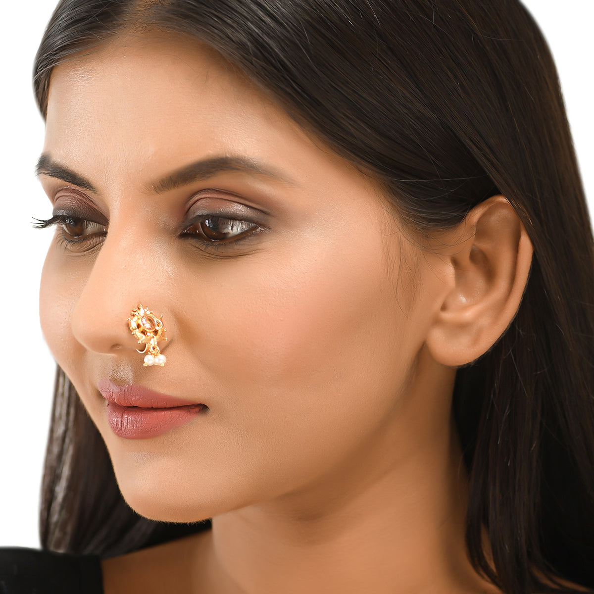 O RING WITH TUBE STERLING SILVER GOLD PLATED NOSE HOOP RING (20 PC) |  joiaaccessory.com