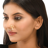 Apsara Dainty Gold Plated Nose Ring