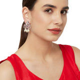 Elegant Earrings with Lovely Enameling
