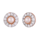 Pearly White Adorable Stud Earrings