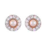 Pearly White Adorable Stud Earrings