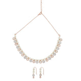 Pearly White Elegant Necklace Set