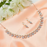 Pearly White Elegant Necklace Set