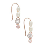 Pearly Whites Dangler Earrings