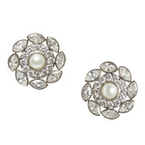 Pearly Whites Designer Stud Earrings