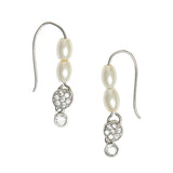 Pearly Whites Stylish Earrings