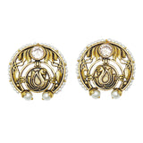 Gold Finish Traditional Earrings from Apsara Collection