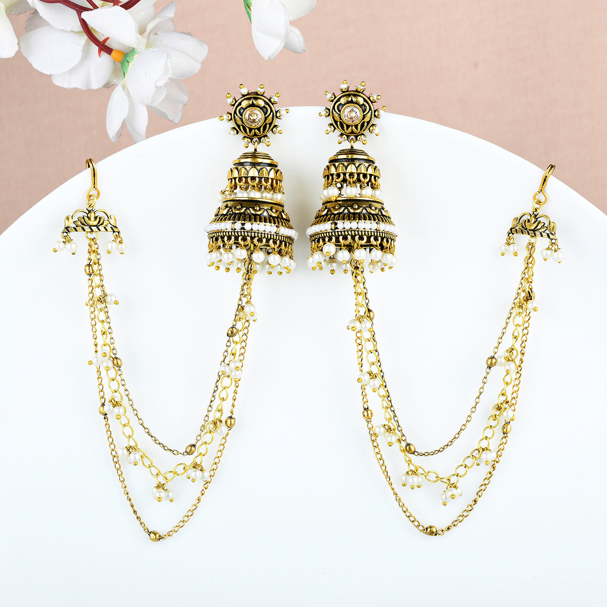 Midas Chain 14K Yellow Gold Teardrop Box Chain Threader Earrings - 20181495  | HSN