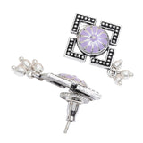 Antique Light-Purple Oxidised Necklace Choker Set