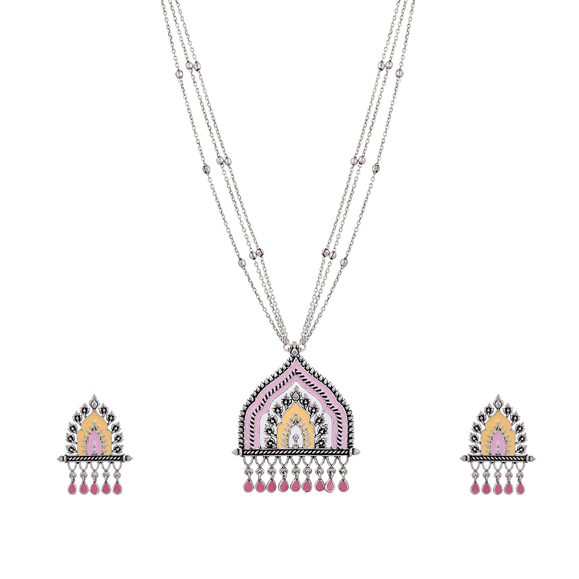 Festive Hues Mystical Dome Inspired Jewellery Set