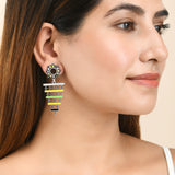 Folklore Layered Mandala Pattern Earrings