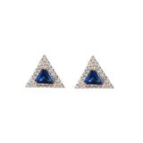 Sparkling Essentials Blue Triangle Cut Zirconia Box Set