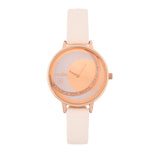 Voylla Rose Gold and White Dial Watch