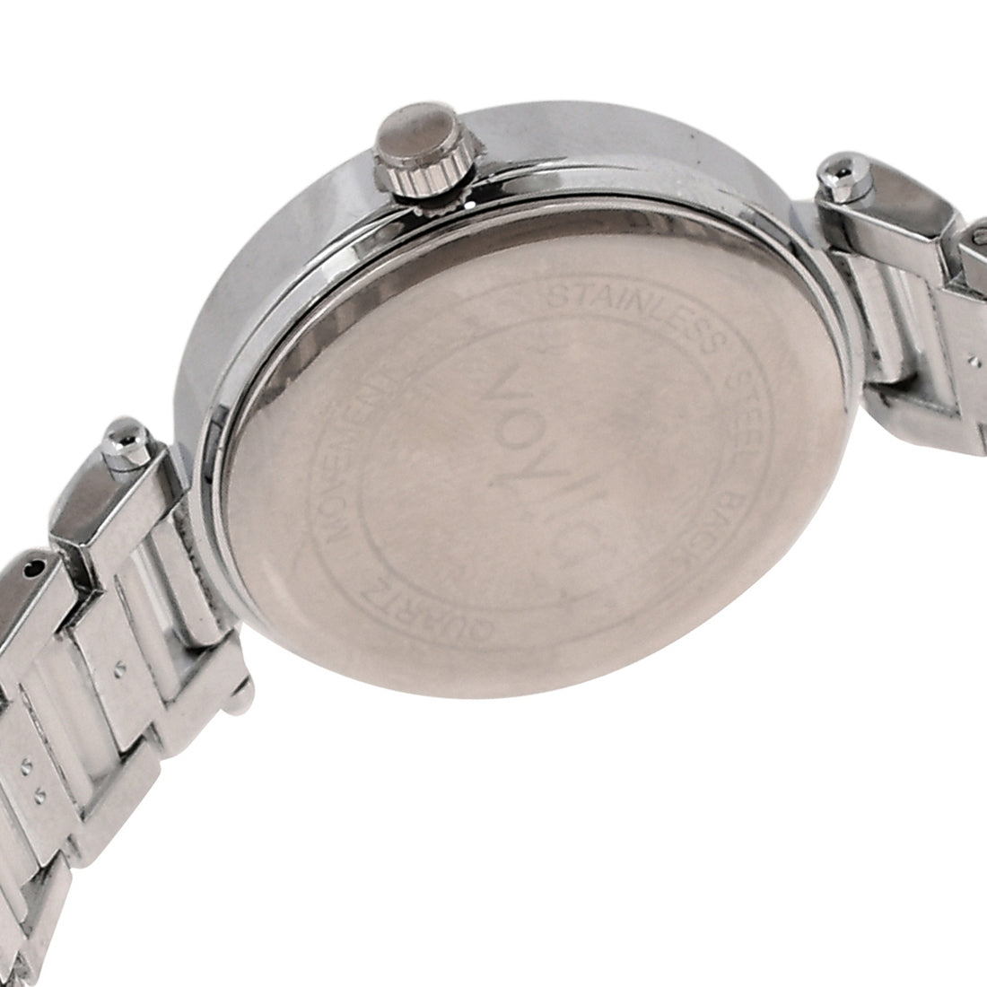 Voylla White Rhodium Plated Fashion Watch