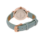 Voylla Turquoise Floral Motif Dial Watch