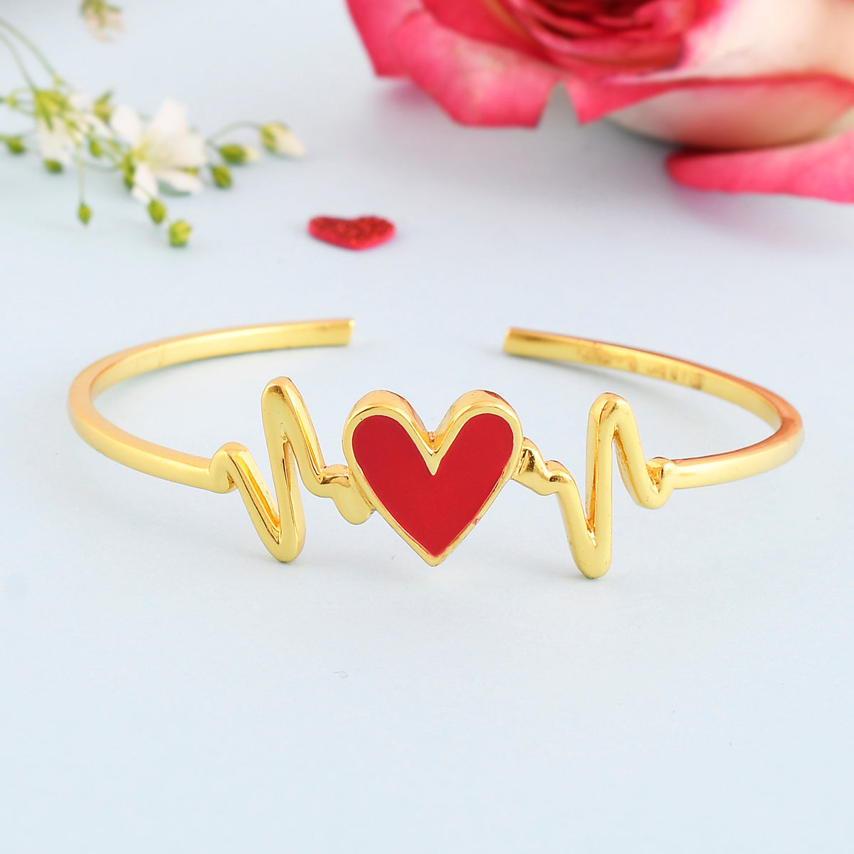 Red Heart Chain Bracelet – VOYLLA