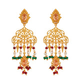 Abharan Lightly Embellished Filigree Earrings